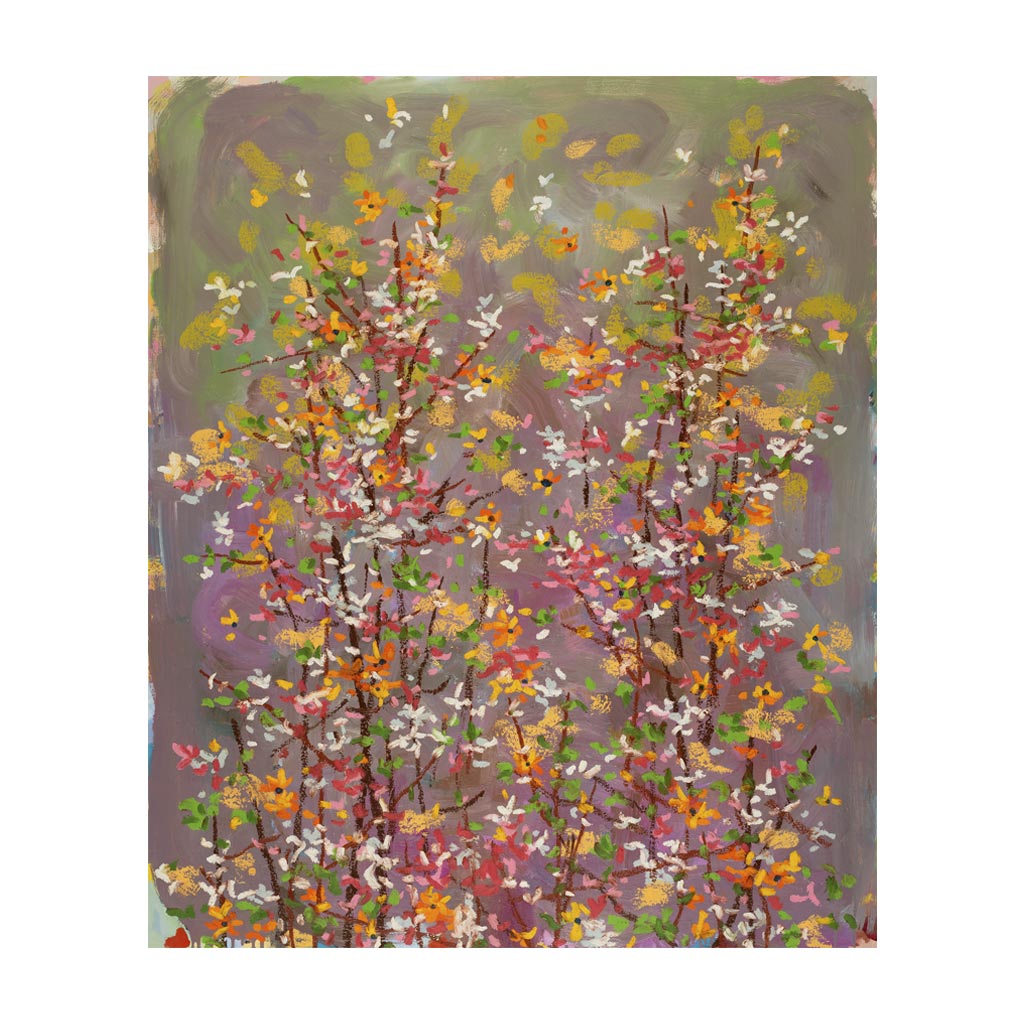 On the bank's green edge, it will grow, grow, grow.