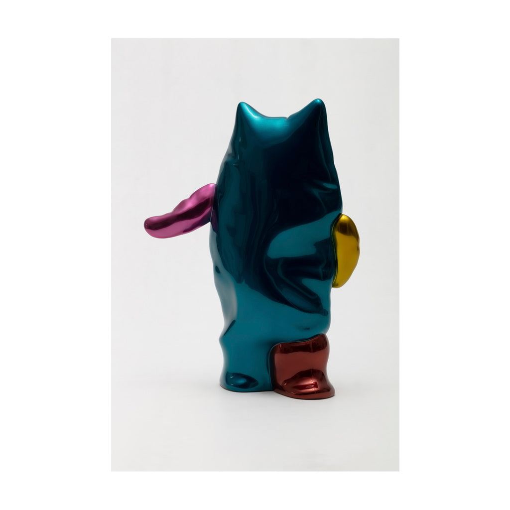 A Deflated and Quiet Movement-Teal Ru (resin)