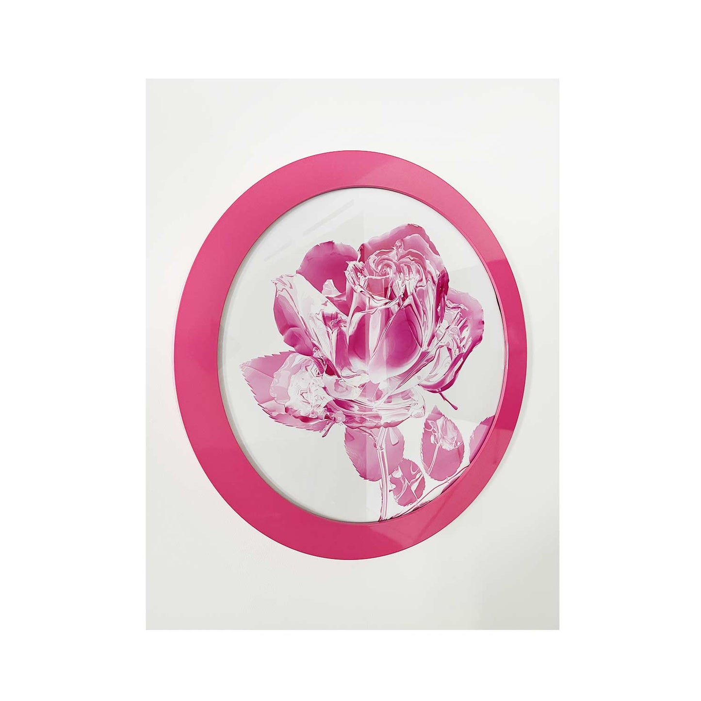 Glass Pink Rose (2)