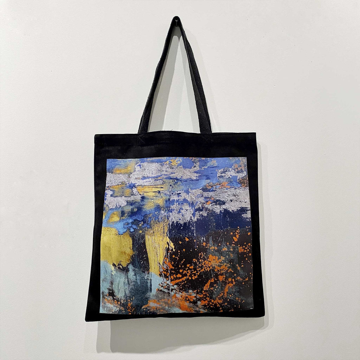 Art Tote Bag, Abstract Art Tote Bag, Abstract Poured Art Tote Bag
