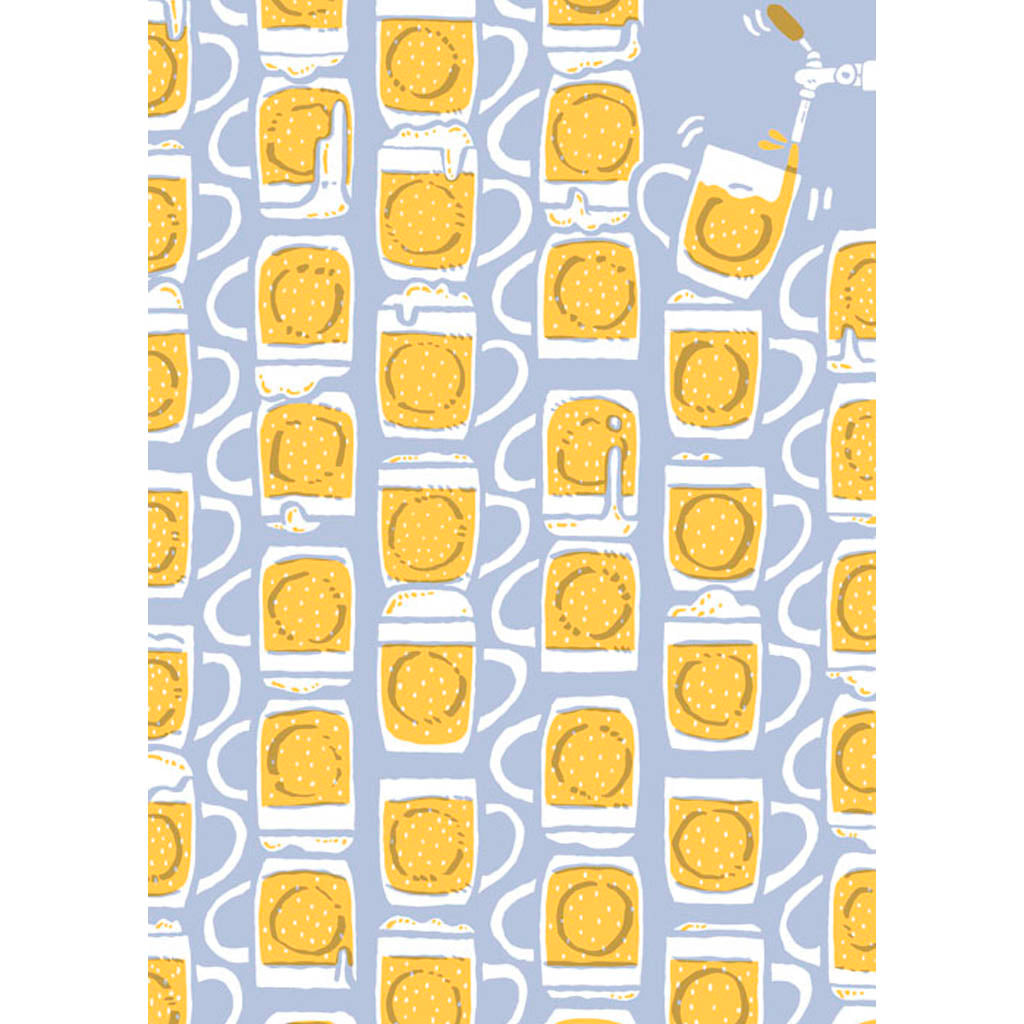 Wine And Beer Pattern (set)