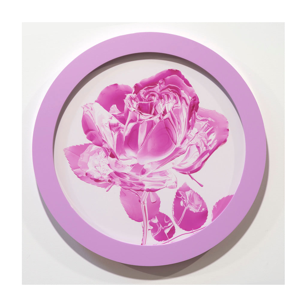 Glass Pink Rose